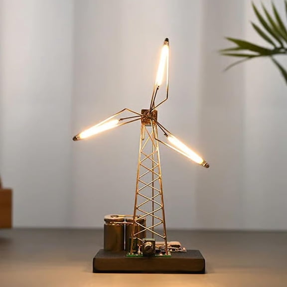 Rotating Windmill Night Light, DIY Courtyard Lanterns, Rustic Farmhouse Lights, Industrial Atmosphere Decorative Nightlight Lamp, Turning Back Time, Illuminating Dreams, Bedroom Hallway(1PC)