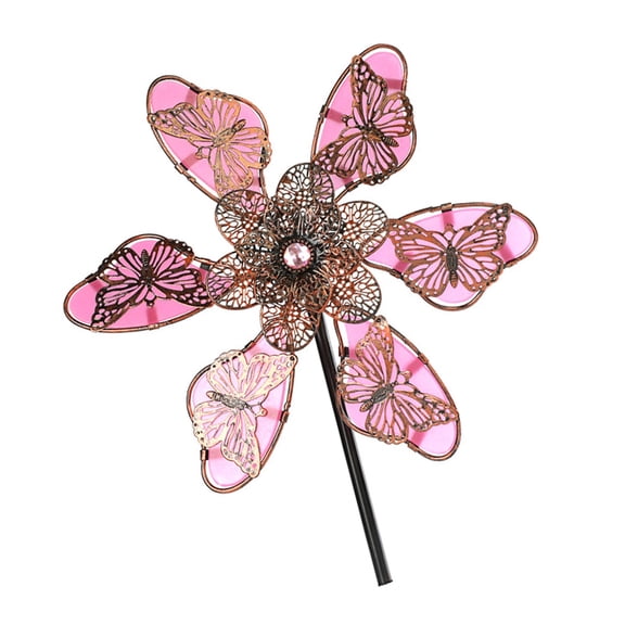 Rotating Winds Spinner Windmill Sculpture Metal Garden Art Yard Decoration Suitable for Lawns Landscape