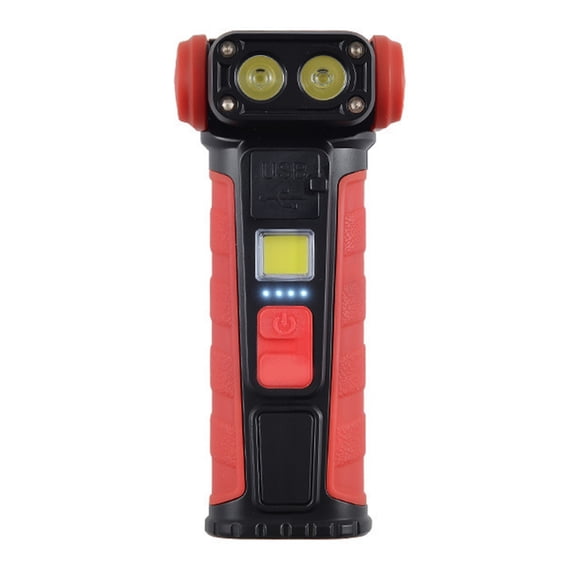 Rotating Working Lights Adjustable Head USB Charging 1500mAh Large Battery
