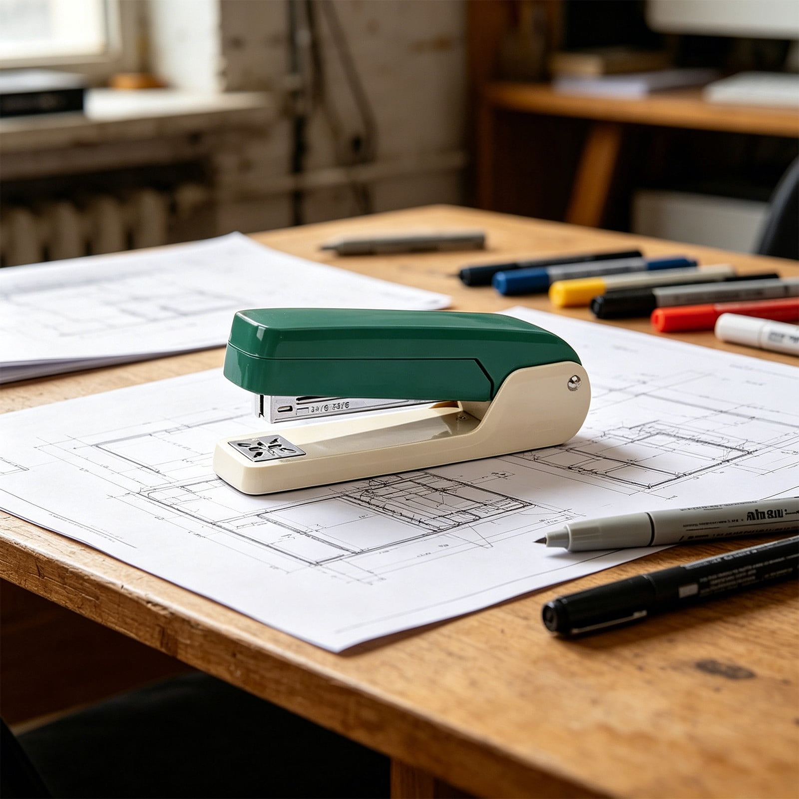 Rotating Heavy Duty Office Stapler With 360 Degree Adjustable Head ...