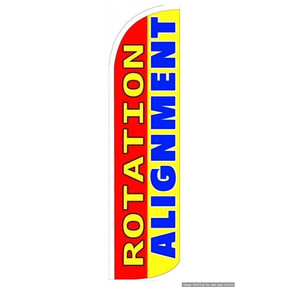 Rotation Alignment Windless flag Without Pole Advertisement /Business Flags | Feather Flag |