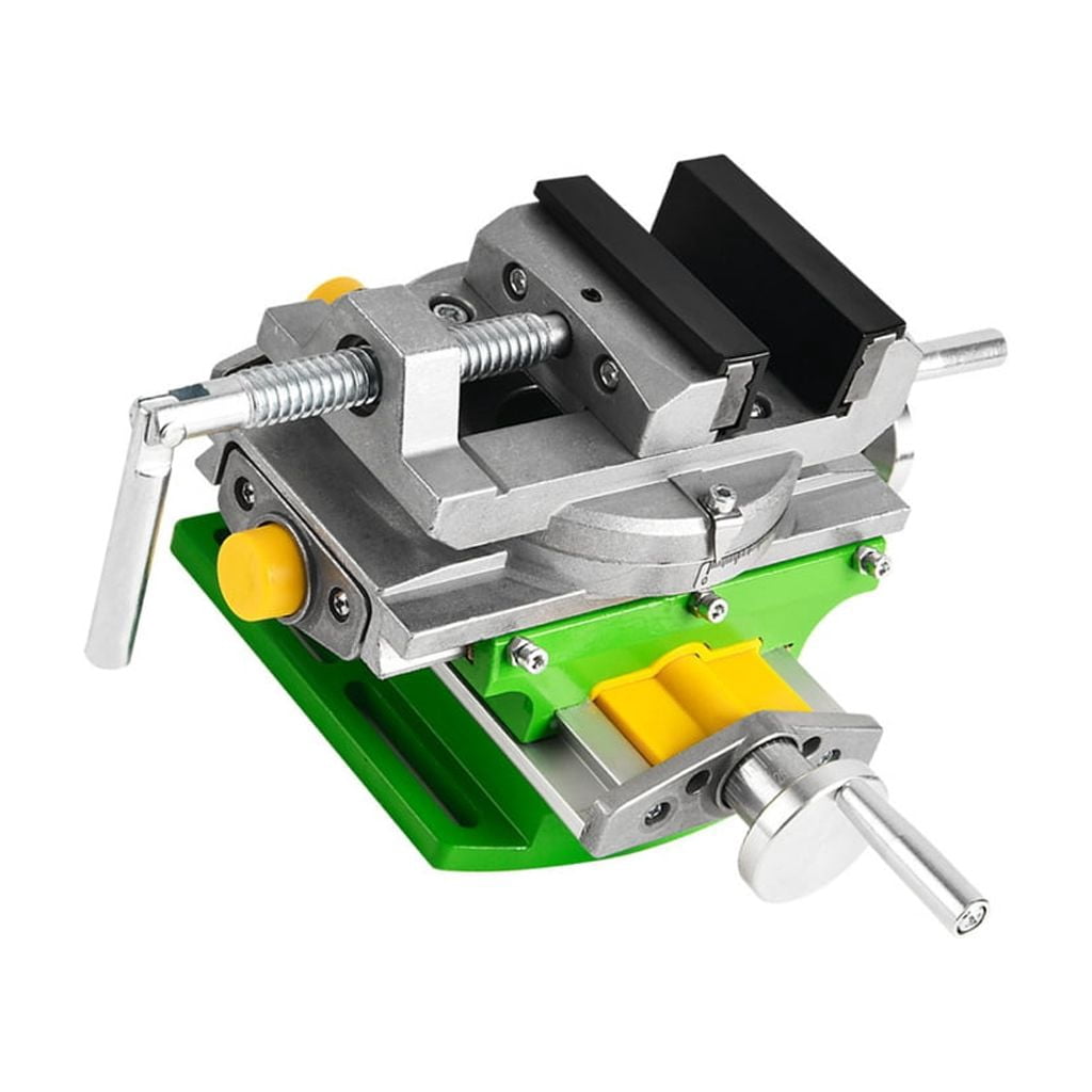 Block Bench Rotation Rotation Base Double Shaft Adjustable Precise Vise for Benches Drill ...