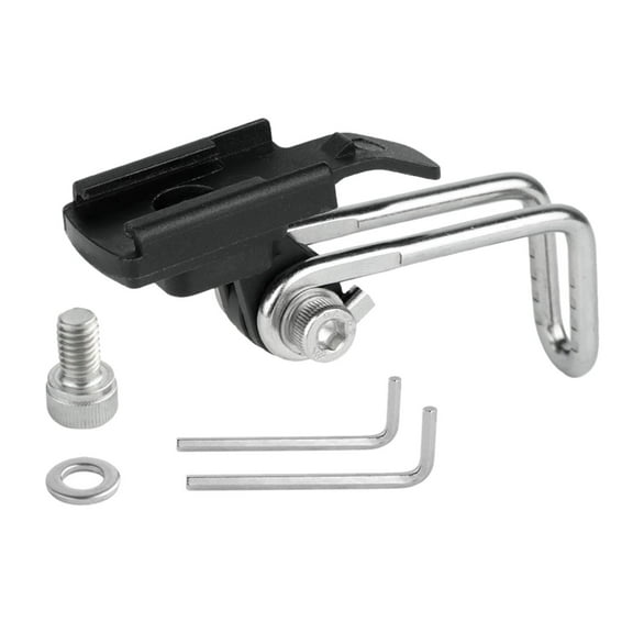 Rotation Headlight Bracket Fork Mount Lamp Stand Parts Clip Front Light Support Bike Flashlight Holder for Mountain Road Bikes B03B08