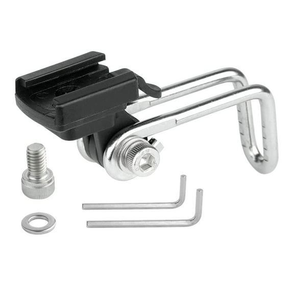 Rotation Headlight Bracket Fork Mount Lamp Stand Parts Clip Front Light Support Bike Flashlight Holder for Mountain Road Bikes B03B10