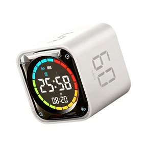 Rotation Timer with Date Display Desktop Time Management Tool with 4 Preset Modes ABS for Desk Organization