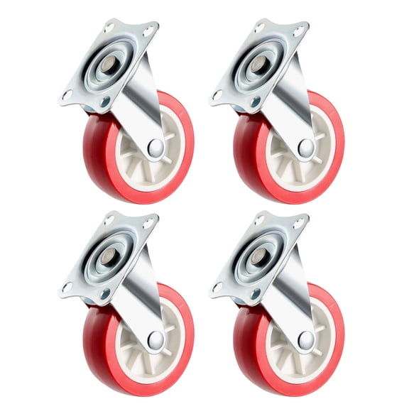 Rotation Wheel for Furniture Not Marking & Pressure Resistant Casters Wheel Flexible Moving Casters Wheel for Daily Use