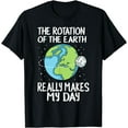 thumbnail image 1 of Rotation of the Earth Makes My Day Funny Science Shirt, 1 of 3