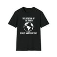thumbnail image 1 of Rotation of the Earth Makes My Day, Gildan Unisex Shirt, Graphic Tee, S-3XL, 1 of 3