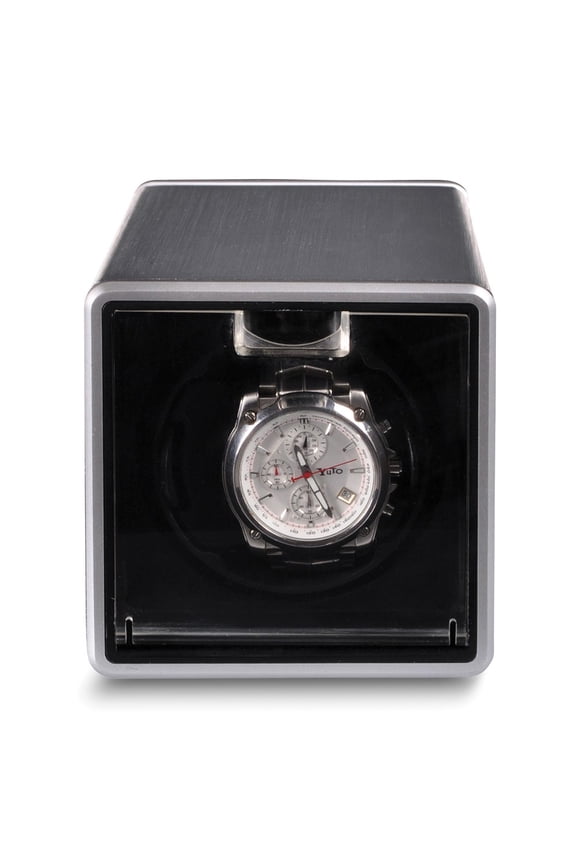 Rotations Silver Metal Single Watch Winder