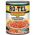 thumbnail image 1 of Rotel Chunky Diced Tomatoes and Green Chilies, 10 oz, Pack of 4, 1 of 5