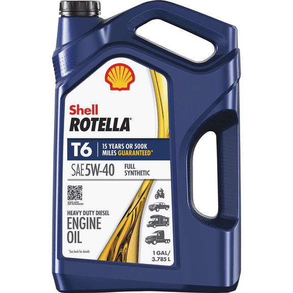 Rotella Shell T4 Triple Protection Motor Oil - Pack of 12  Standard Vehicle Use, OE Replacement