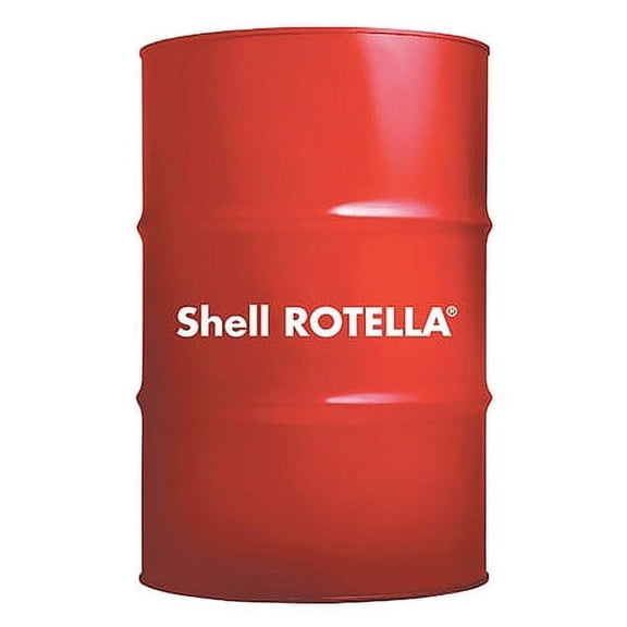 Rotella T5 Synthetic Blend Heavy Duty Motor Oil 10W-30, 55 gal