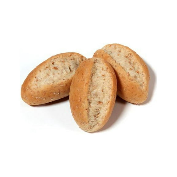 Rotellas Banquet Wheat Berry Dinner Roll, 3 inch Length - 12 per pack - 8 packs per case.