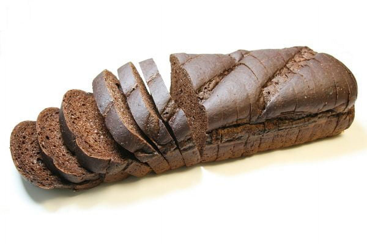 Rotellas Black Russian Reuben Pumpernickel Bread Loaf, 11.25 inch - 6 per case.