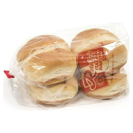 Rotellas Italian Bakery 5 inch Dia Sour Dough Soup Bowl Bread, 4 count -- 8 per case