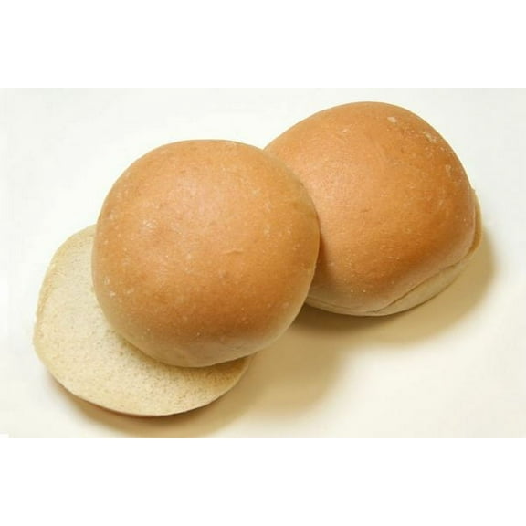 Rotellas White Hamburger Bun, 4.5 inch - 48 per case.