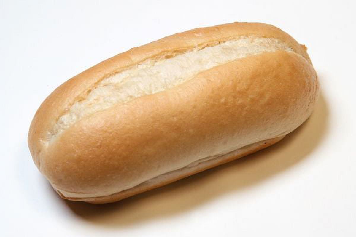 Rotellas White Sliced Split Top Hoagie, 5 inch - 6 per Pack - 9 Packs per case.