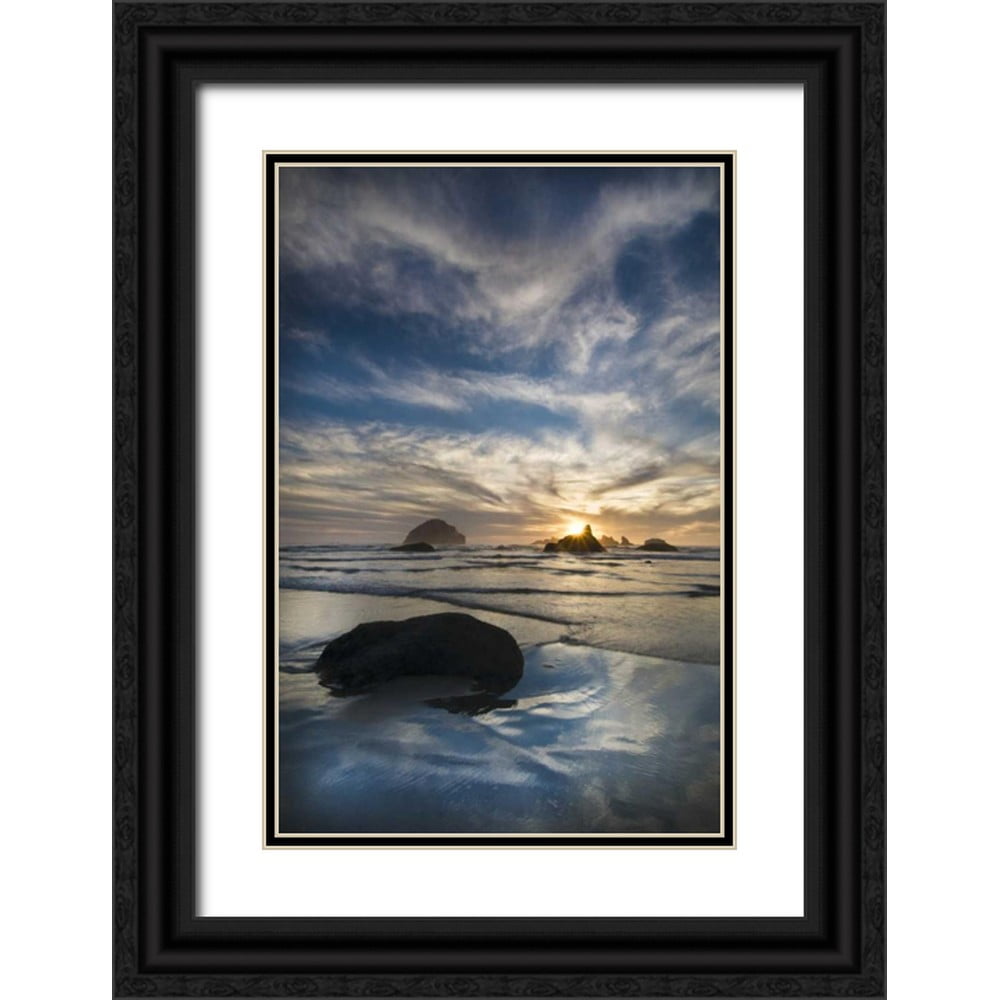 Rotenberg, Nancy 13x18 Black Ornate Wood Framed with Double Matting ...