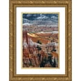 thumbnail image 1 of Rotenberg, Nancy 13x18 Gold Ornate Wood Framed with Double Matting Museum Art Print Titled - USA, Utah Hoodoo formations in Bryce Canyon NP, 1 of 4