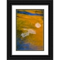 thumbnail image 1 of Rotenberg, Nancy 17x24 Black Ornate Wood Framed with Double Matting Museum Art Print Titled - Fall reflections in water, 1 of 4
