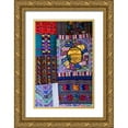 thumbnail image 1 of Rotenberg, Nancy 17x24 Gold Ornate Wood Framed with Double Matting Museum Art Print Titled - Mexico Display of colorful fabrics, 1 of 4