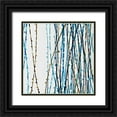 thumbnail image 1 of Roth, Jack 26x26 Black Ornate Wood Framed with Double Matting Museum Art Print Titled - Aqua Sensations I, 1 of 4