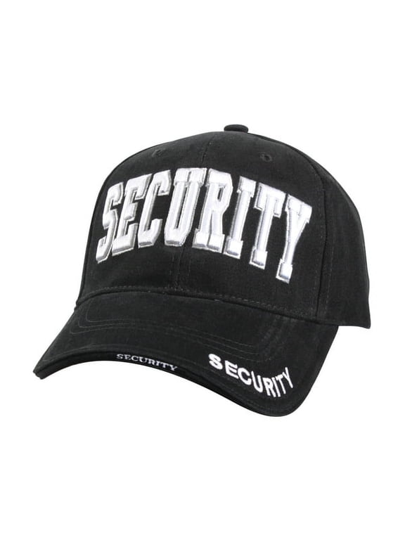 10910 Security Deluxe Low Profile Cap, Black & White