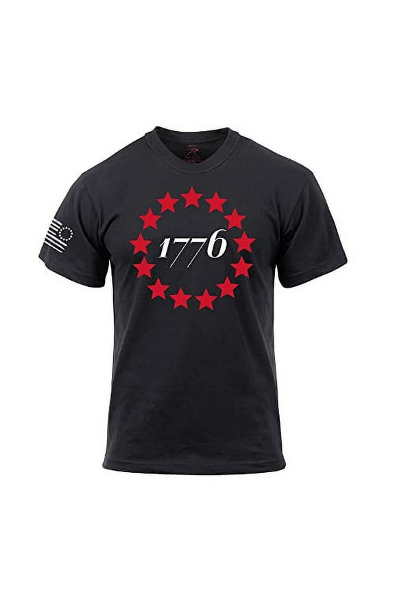 1776 T-Shirt - Mens, Black, Extra Large