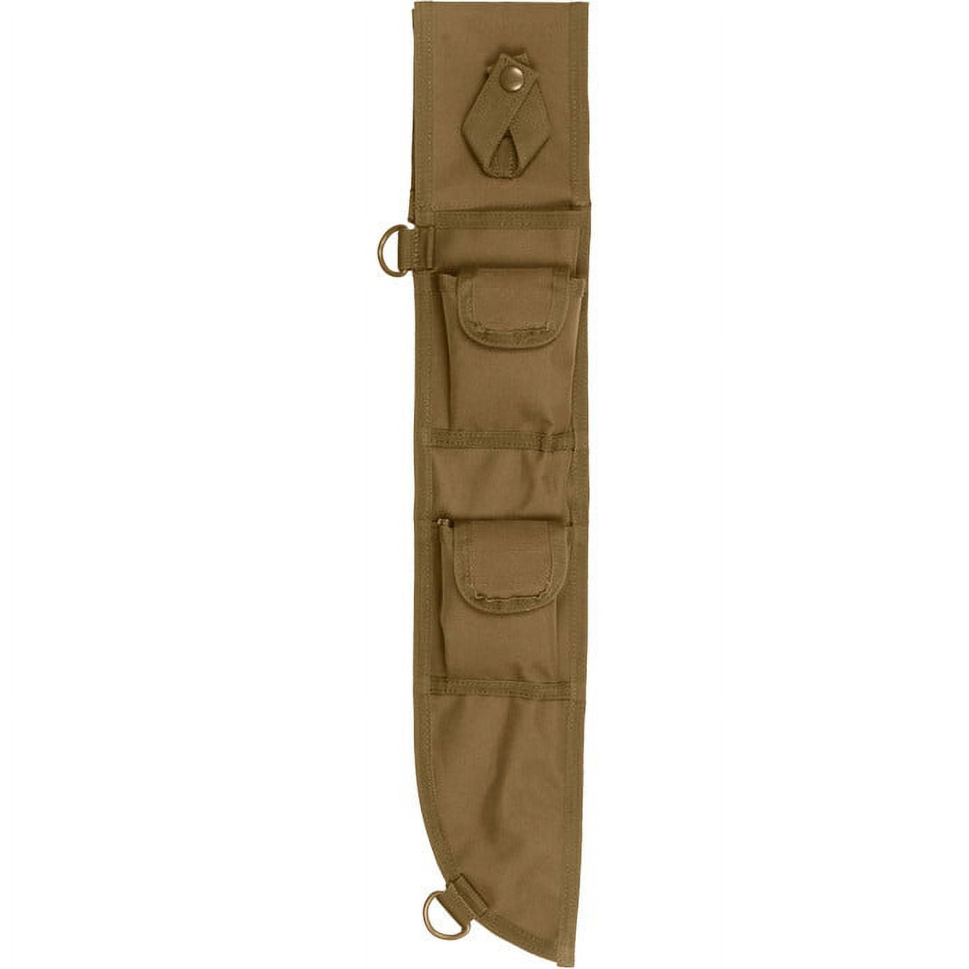 Rothco 18 Inch MOLLE Compatible Machete Sheath, Coyote Brown, -CoyoteBrown