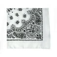 thumbnail image 1 of Rothco 2778 22 x 22 in. Trainmen Paisley Bandana, White, 1 of 2