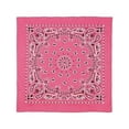 thumbnail image 1 of Rothco 2784 22 x 22 in. Trainmen Paisley Bandana, Pink, 1 of 2