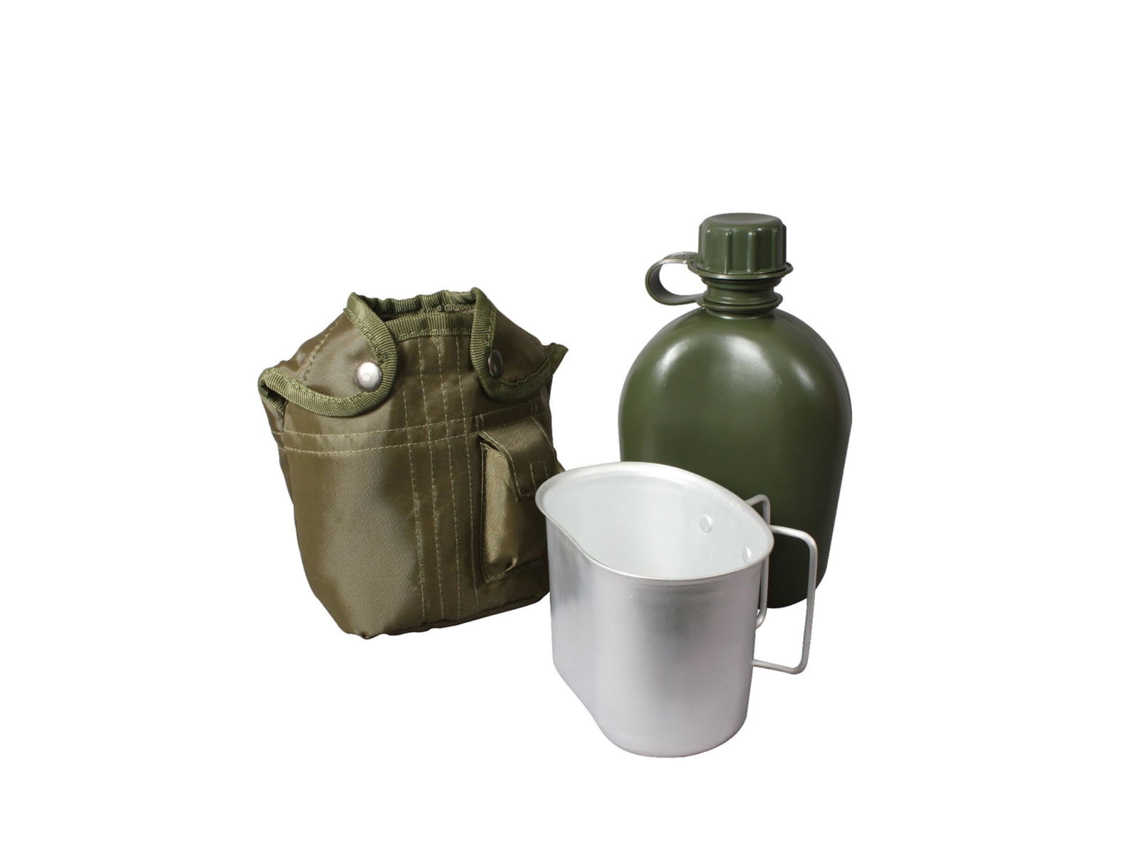 Rothco Vintage Canteen Carry, All with Shoulder Strap, OD