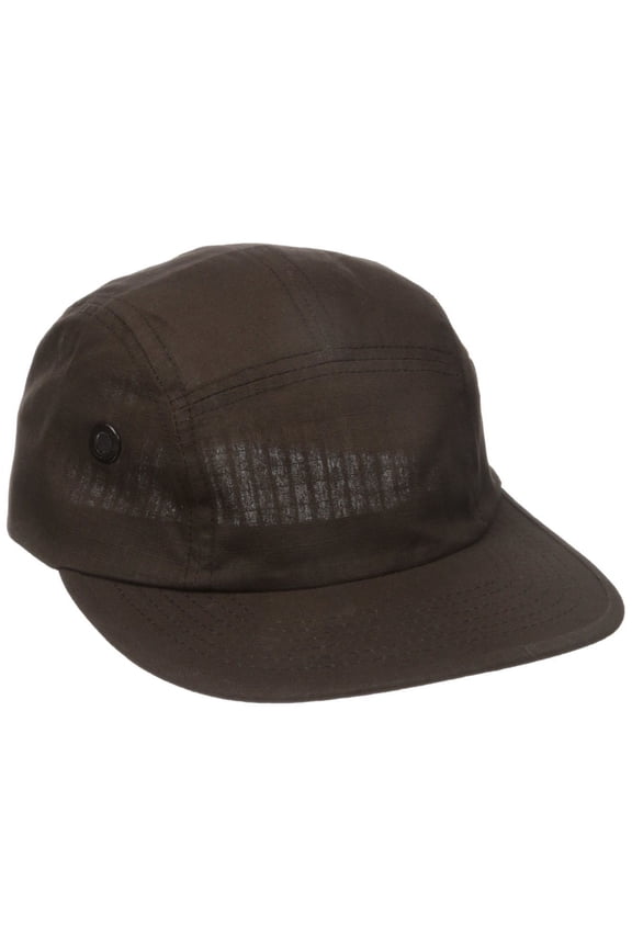 5 Panel Rip-Stop Military Street Cap - Brown