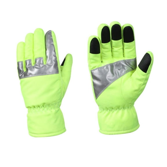 Rothco 5031 Safety Green Gloves with Reflective Tape - Extra Large