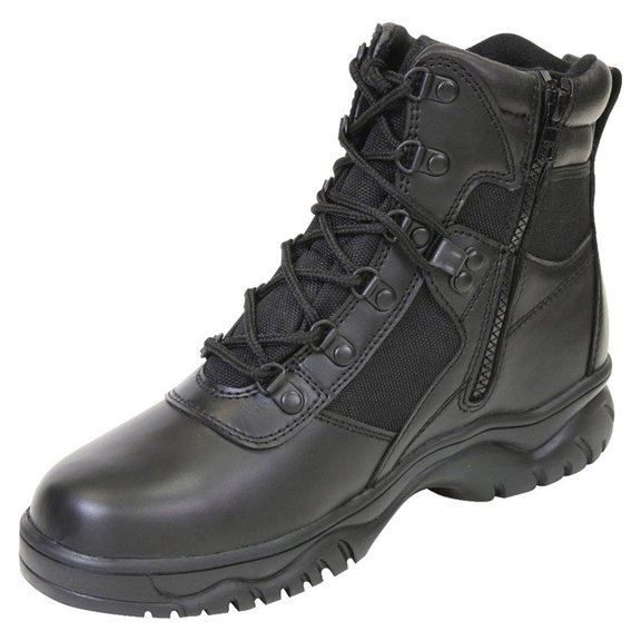 Rothco Blood Pathogen Resistant Waterproof Tactical Boots, Black, Size 10