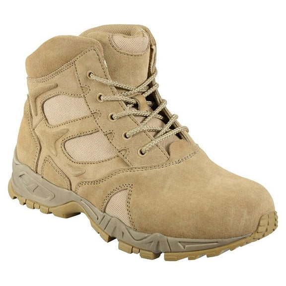 Rothco 6 Inch Forced Entry Desert Tan Deployment Boot - Wide 6