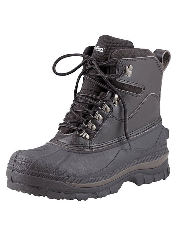 8" Cold Weather Hiking Boots - Black, Size 6