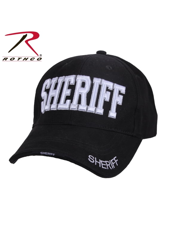 15227 Sheriff Deluxe Low Profile Cap, Black