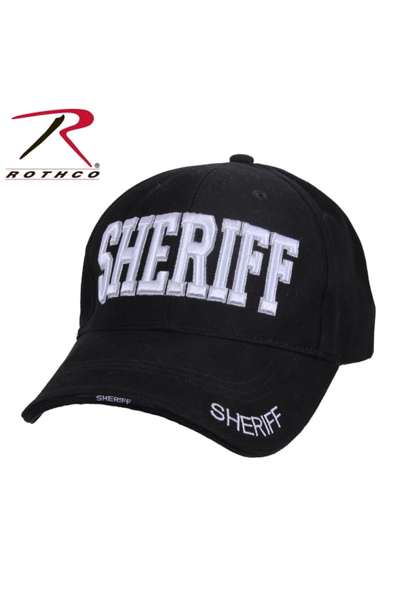 15227 Sheriff Deluxe Low Profile Cap, Black