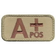 thumbnail image 1 of Rothco A Positive Blood Type Morale Patch with Hook Back, 2" x 1", 1 of 2