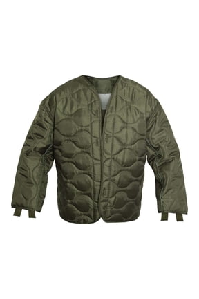 A Stylish Quilted Pattern Polyester, Field Jacket (Men's)