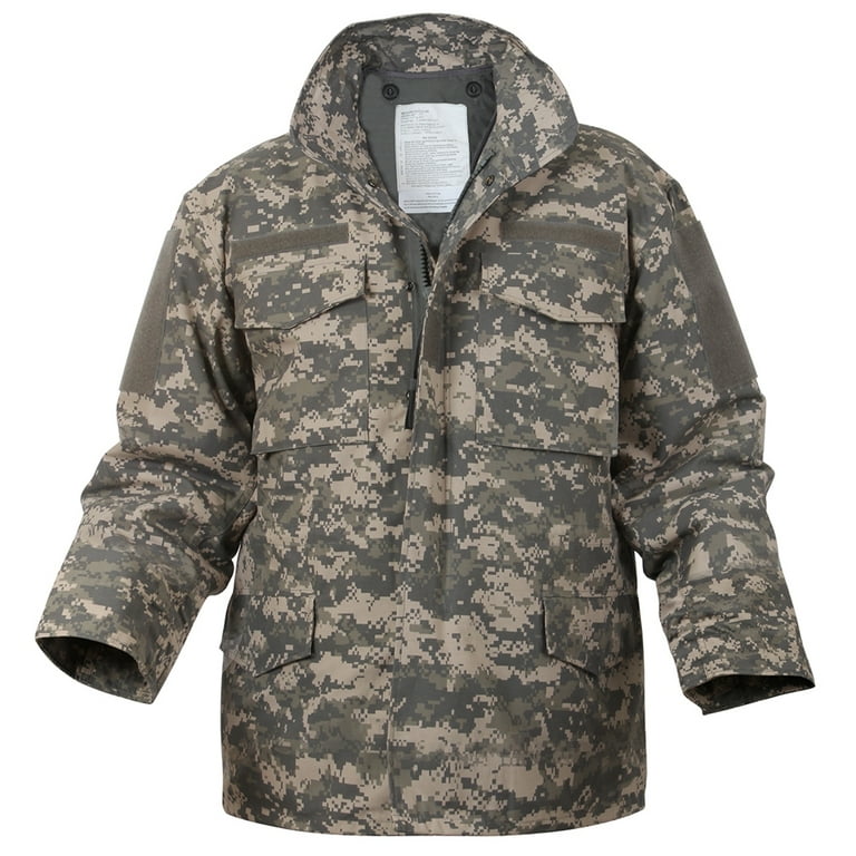 U.S. Army Men's Field Coat デジタル迷彩 Rothco 9842 Men M-65 Field Jacket, ACU Digital Camo - Small