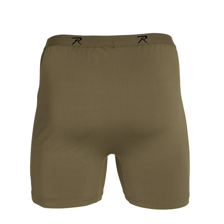 Rothco AR 670-1 Coyote Brown Moisture Wicking Performance Boxer Shorts 