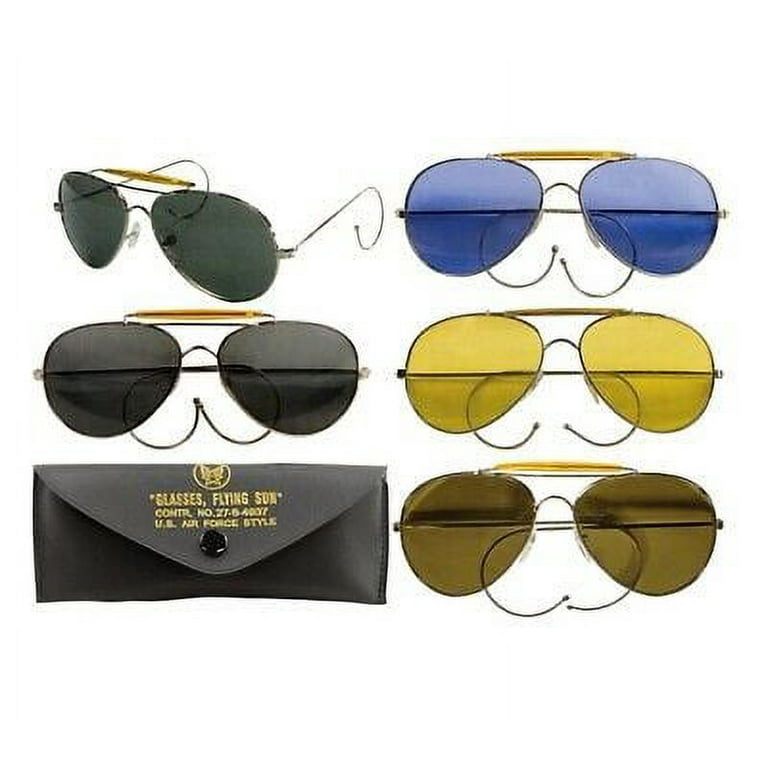 Rothco Aviator Air Force Style Sunglasses Blue