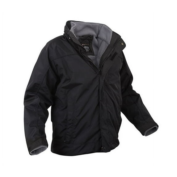 Rothco All Weather 3 in 1 Jacket, Black, XX-Large