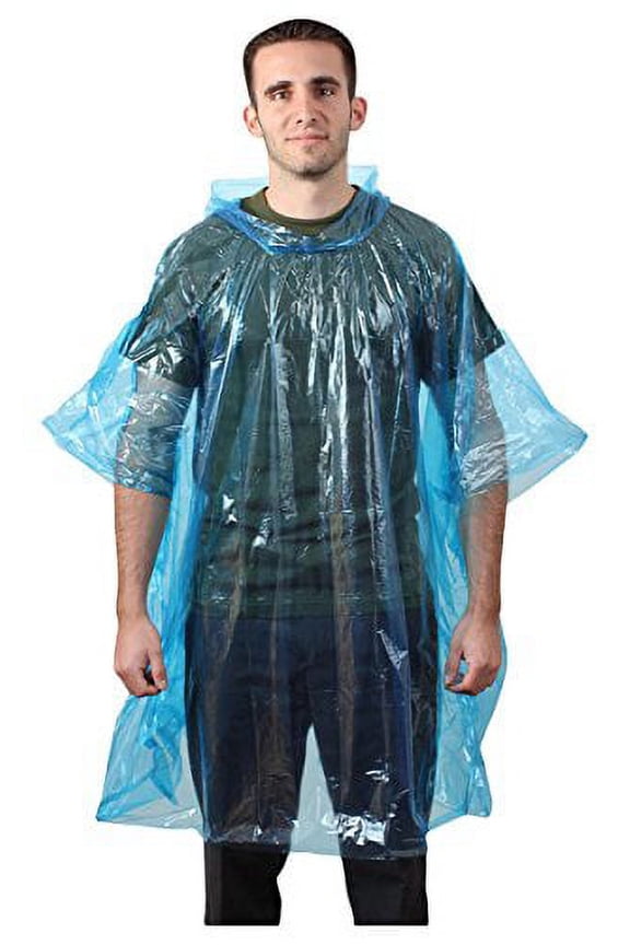 All Weather Emergency Poncho Hunting Equipment, Blue