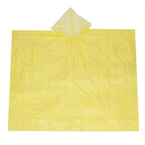 Rothco All Weather Emergency Poncho, Yellow