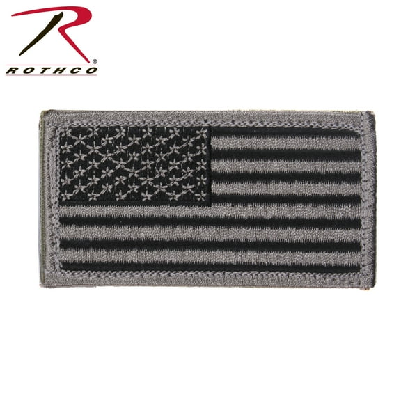 Rothco American Flag Patch - Hook Back - Foliage Green - Normal