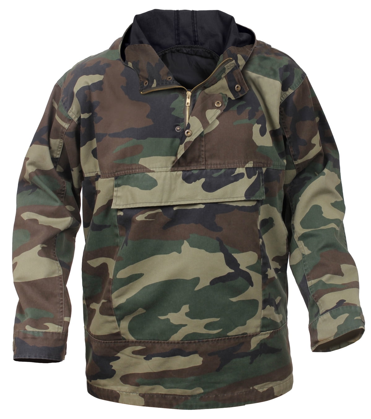 Camo Anorak Hoodie Military Parka Outdoor Army Tactical Sweatshirt