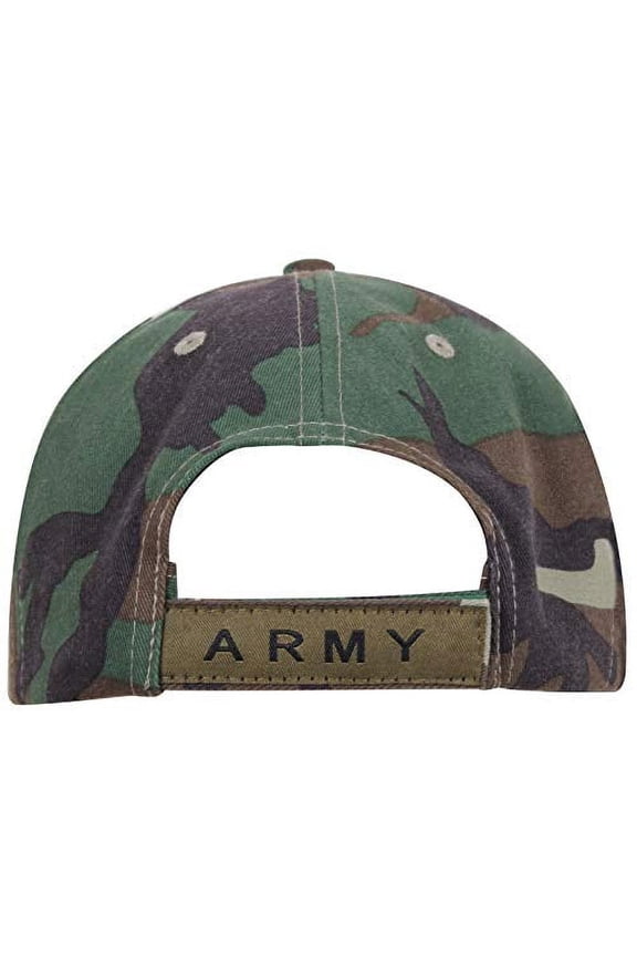 Army Camo Low Profile Insignia Cap 3908